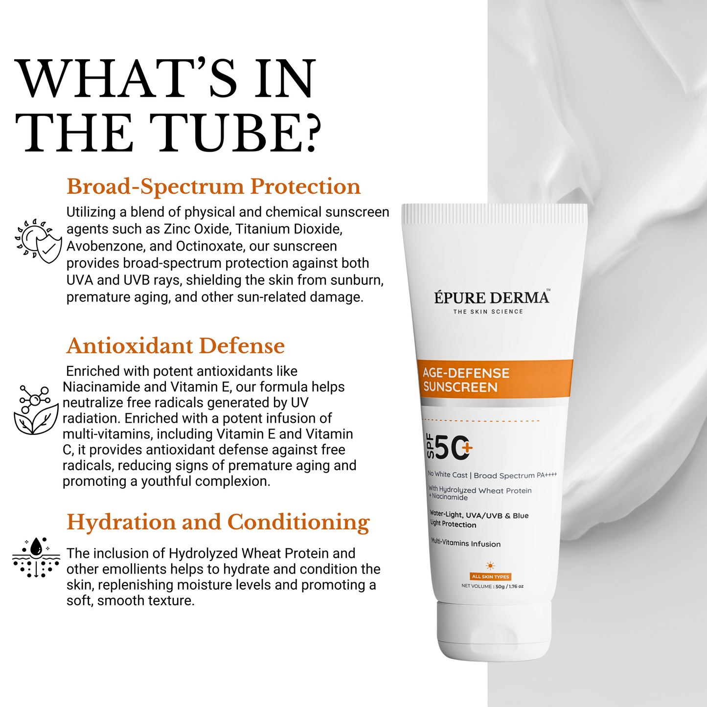 Age-Defense Sunscreen SPF 50+ | All Skin Types